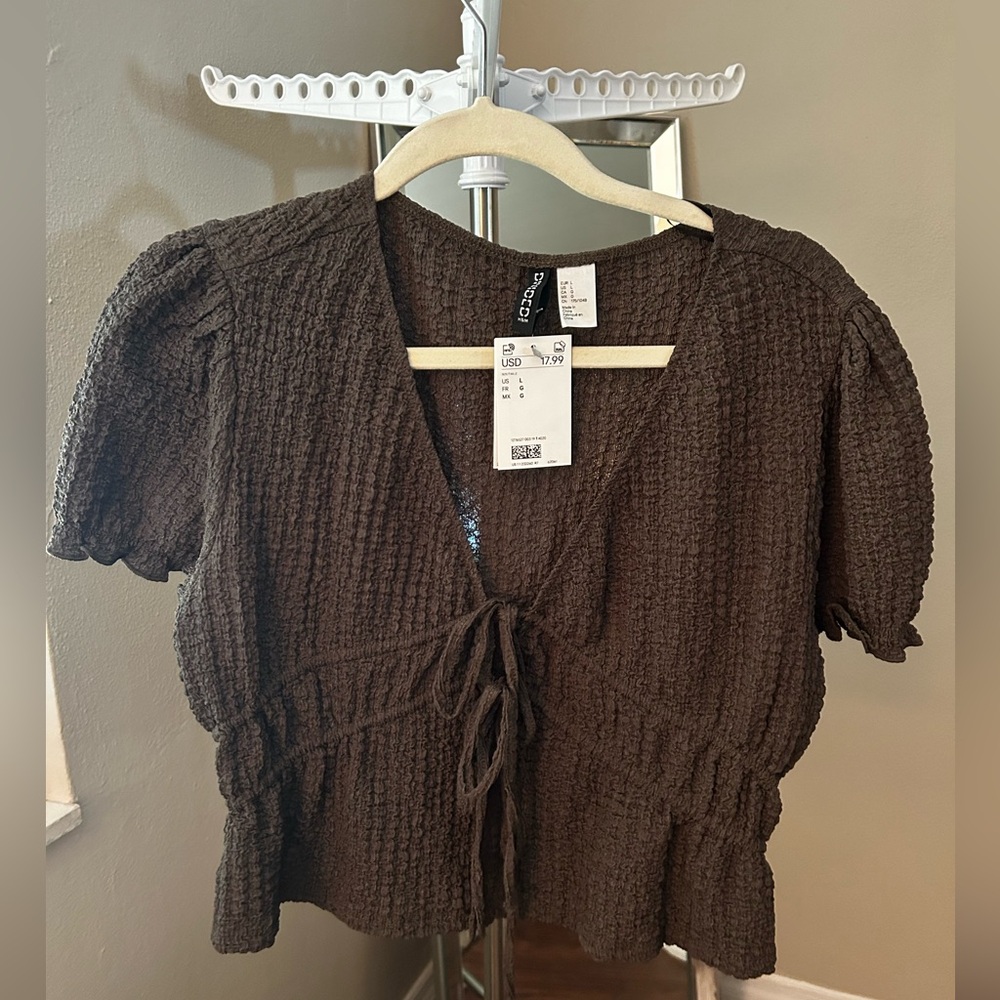 Brand new olive H&M blouse